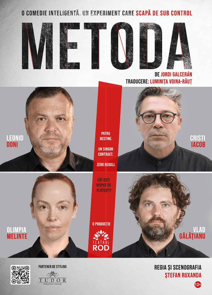 Metoda de Jordi Galceran cu Leonid Doni, Cristi Iacob, Olimpia Melinte și Vlad Gălățianu